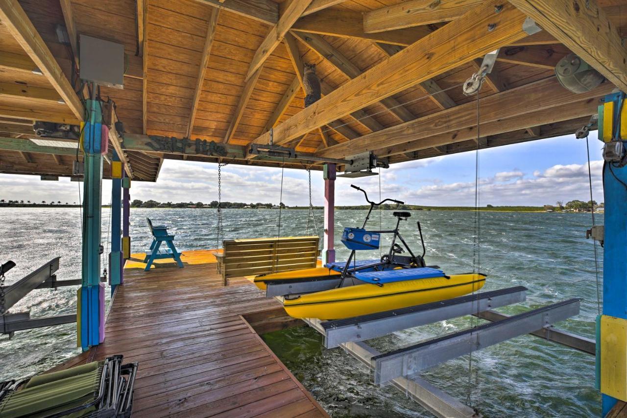 Waterfront Lake Placid Home With Dock And Fire Pit Exterior photo